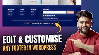 Easily Edit Footer in any WordPress Theme 2024 [upl. by Selena321]