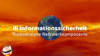 ISO 27001 Risikoanalyse Netzwerkkomponente  IT und Informationssicherheit [upl. by Tasiana]