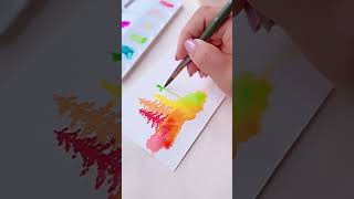 Water color painting shorts art painting youtubeshorts [upl. by Oznol528]