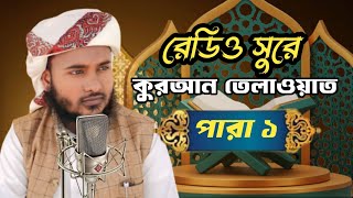 রেডিও সুরে কোরআন পারা ১ Quran tilawat para 1 [upl. by Eastlake]