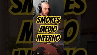 SMOKES MID INFERNO csgo cs2 smoke inferno [upl. by Yahsram]