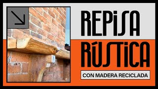 ¡Cómo hacer repisas de madera rústicas DIY [upl. by Atteinotna]