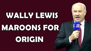 Wally Lewis QLD Maroons Team  State of Origin 2024  NRL [upl. by Ennylyak]