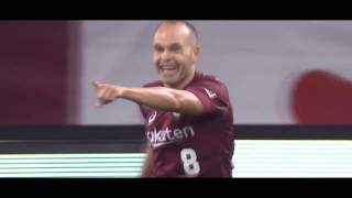 Andres Iniesta goal vs Jubilo Iwata [upl. by Ahseinat]