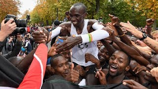 History Made Eliud Kipchoge Runs 159 Marathon [upl. by Maighdlin]