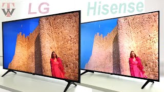 LG UT80 vs Hisense E7N Smart TV [upl. by Dlaregztif698]