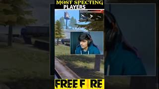 OMG 😯 MOST SPECTING PLAYERS 😱 trending freefire totalgamingraistarsksabir shortsfeed [upl. by Ivie]