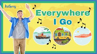 Everywhere I Go  Preschool Worship Video [upl. by Nwahsauq]