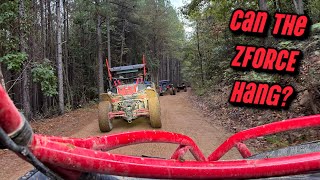 CFMOTO Tries to Keep Up Canam X3 amp Honda Talon at NW Alabama Mountain Ride [upl. by Zasuwa]