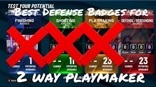 The Best Defense Badges for a 2 Way Playmaker [upl. by Peh324]