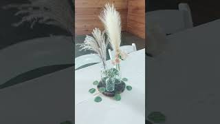 Pampas grass centerpiece idea [upl. by Acinorahs]