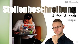 Stellenbeschreibung einfach erklärt mit Beispiel [upl. by Horatius]