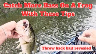 Want to catch more Bass on a Frog Here are some tips [upl. by Cumine171]