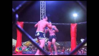 MMA Madness Fighting Adrick Croes Knockout Evan Nedd 30 Juni 2012 [upl. by Kasper]