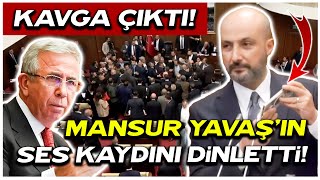 AKP’li üye Mansur Yavaş’ın ses kaydını dinletti ABB Meclisi’nde kavga çıktı [upl. by Blatman]