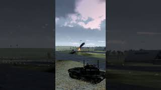 Russian Helicopter Downed by Ukrainian Tank shorts ukraine arma3 [upl. by Carlina]