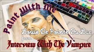 PAINT WITH ME 🎨  Louis De Pointe Du Lac  Interview With The Vampire  Jacob Anderson 🌺 [upl. by Filippo972]