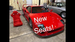 F40 Seats [upl. by Hgielek]