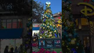 Disney Springs Christmas Tree Stroll christmas disney disneysprings wdw [upl. by Lienaj]