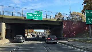 Grand Central Parkway to Bayside Queens NYC [upl. by Seugram696]