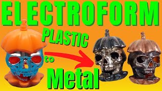 Plastic To Metal How to Electroform a Skull [upl. by Milks]