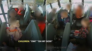 School bus driver slams on brakes to teach kids a lesson [upl. by Bensky611]