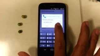 Setting up voice mail in Airtel Moto G [upl. by Euqinmod]