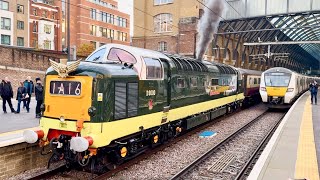 DELTIC at Kings Cross with MULTIPLE Engine Starts [upl. by Denni]