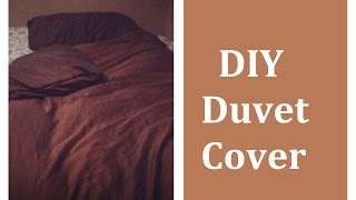 Do It Yourself Easy Duvet Cover  Video Tutorial [upl. by Nessa]