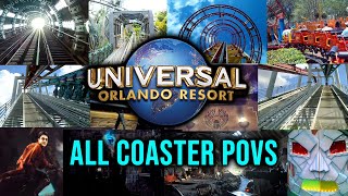 Universal Orlando Resort All Roller Coaster POVs [upl. by Runkel]