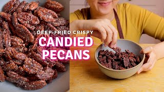 The BEST CANDIED PECANS Recipe [upl. by Ayiram]