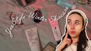 My YesStyle Winter Skincare First video in ENGLISH on my channel [upl. by Gardel]