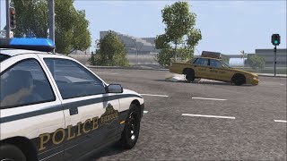 Spike Strip Speed Trap 2  BeamNGdrive [upl. by Tris276]