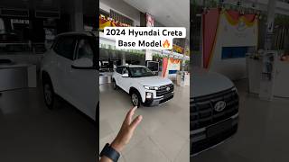 2024 Hyundai Creta Facelift E Diesel Base Model Base Model Features Review  Anurag Imley [upl. by Laurette]