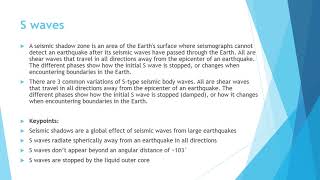 GEOGRAPHY  11TH GRADE  L1 EARTH MOVEMENTS SHADOW ZONE [upl. by Bolton194]