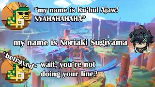 ENG SUB quotIm the almighty Kuhul Ajaw NYAHAHA wait youre not doing itquot  genshin impact [upl. by Aderfla]