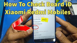 How To Check Board ID Xiaomi Redmi Mobiles [upl. by Annice]