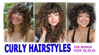 Curly Hairstyles 2024 For Women Over 304050 [upl. by Almond]