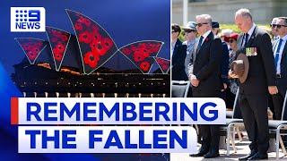 Remembrance Day takes place across the country  9 News Australia [upl. by Pearla]