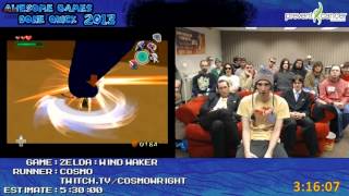 AGDQ 2013  Favourite Moment  Cosmo Wind Waker Run  Mirrored Whistles [upl. by Malcom]