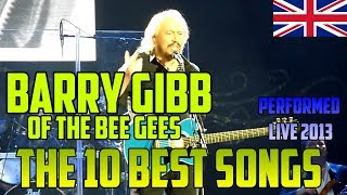 BARRY GIBB  on his first solo tour  the 10 best BEE GEES songs  LIVE in London O2 Arena 2013 [upl. by Bundy343]