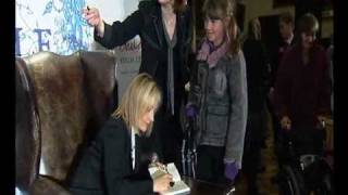 JK Rowling signs The Tales of Beedle the Bard at launch [upl. by Remde]