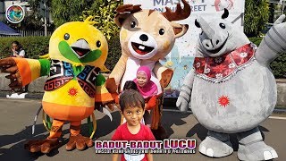 BADUT UNYUUNYU BanGET Maskot Asian Games 2018 👍 [upl. by Ariaz]