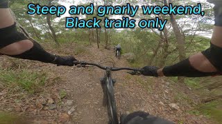 Steep and gnarly weekend Black trails only [upl. by Siduhey]