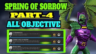 Mcoc Spring Of Sorrow Part 4 all objective [upl. by Ednalrim]