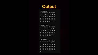 Calendar in Java  How to Create a Full Year Calendar in Java  Java Coding Tutorial [upl. by Taam]