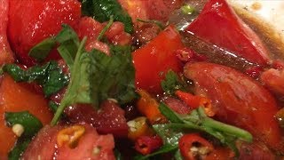 How to make Italian tomato salad  Best tomato salad recipe [upl. by Yolanda761]