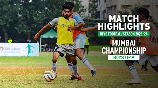 Mumbai Highlights  KC College vs St Andrews College  RFYS [upl. by Aelber]