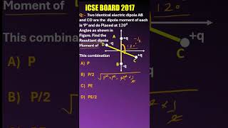 Find Resultant Moment of Dipole  Class 12th Physics CBSE  jee maths [upl. by Algar546]