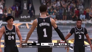 NBA 2K25 Emirates NBA Cup 🏆 Mode  LAKERS vs SPURS FULL GAMEPLAY [upl. by Lalad]